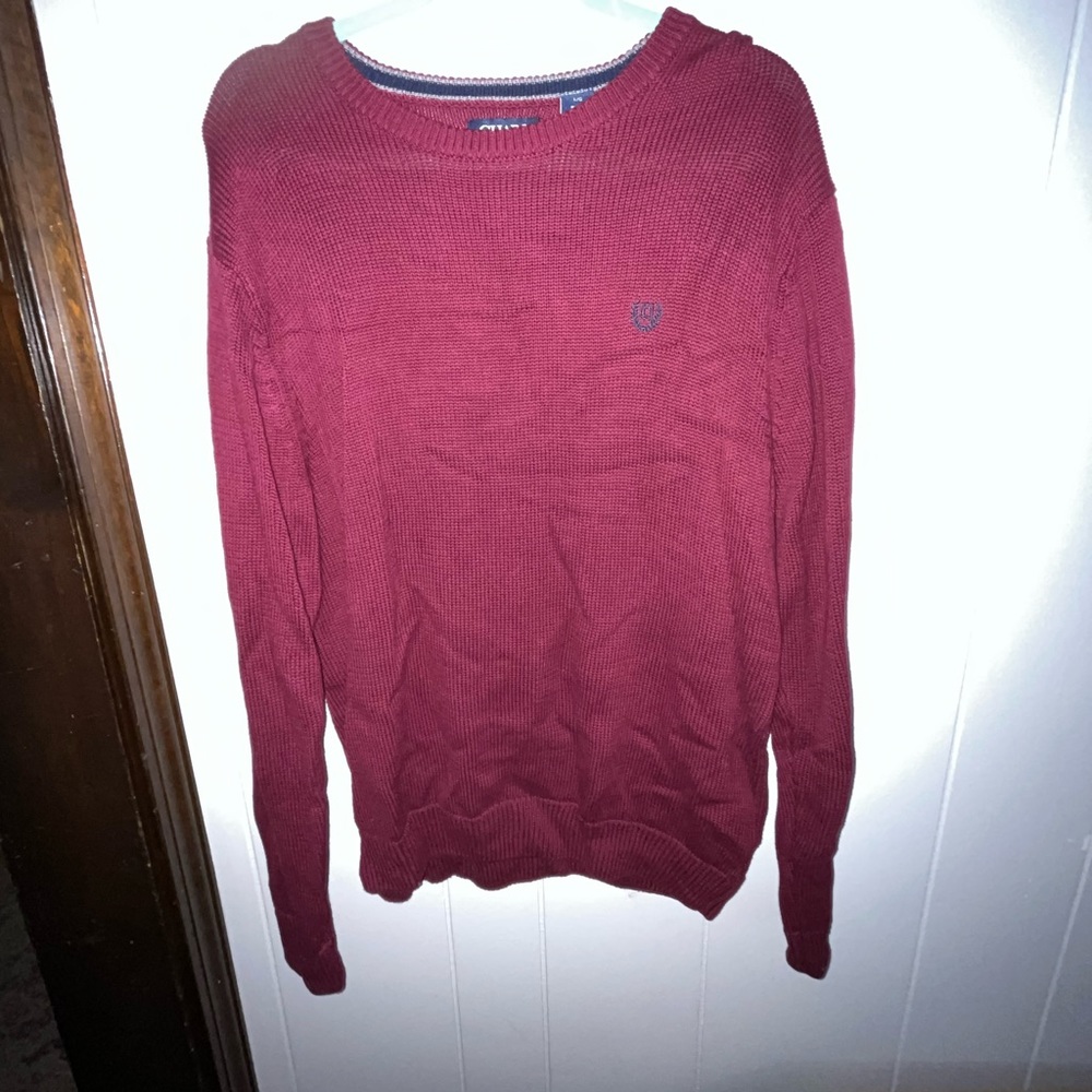 Chaps Men’s Large Sweater Red/Maroon
